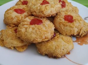 Foto resep Melting Moments (kue kering cornflakes) renyah dan enak