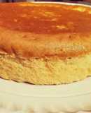 Pastel casero de queso
