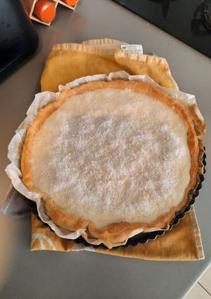 Une photo de Tarte crémeuse à la noix de coco