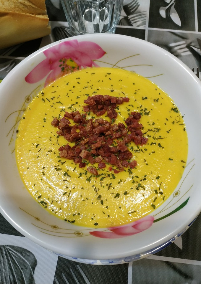 Una foto de Crema de zanahoria