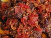 Gambar dendeng daging balado