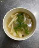 豆腐柴魚味噌 菇菇湯