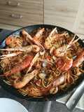 Fideuá, con alioli y fideo n°2