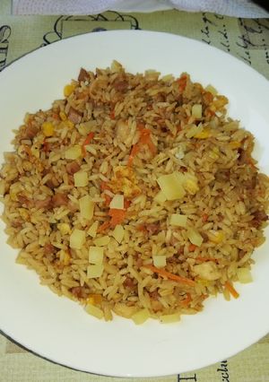 Una foto de Arroz frito