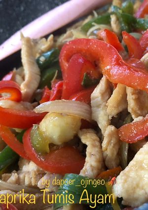 Foto resep Paprika Tumis Ayam