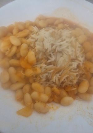 صورة لوصفة فاصوليا بيضاء بزيت