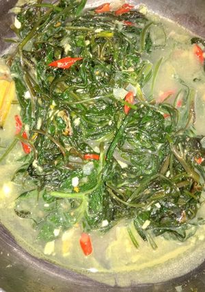 Foto resep Sayur Kangkung Bumbu Kuning