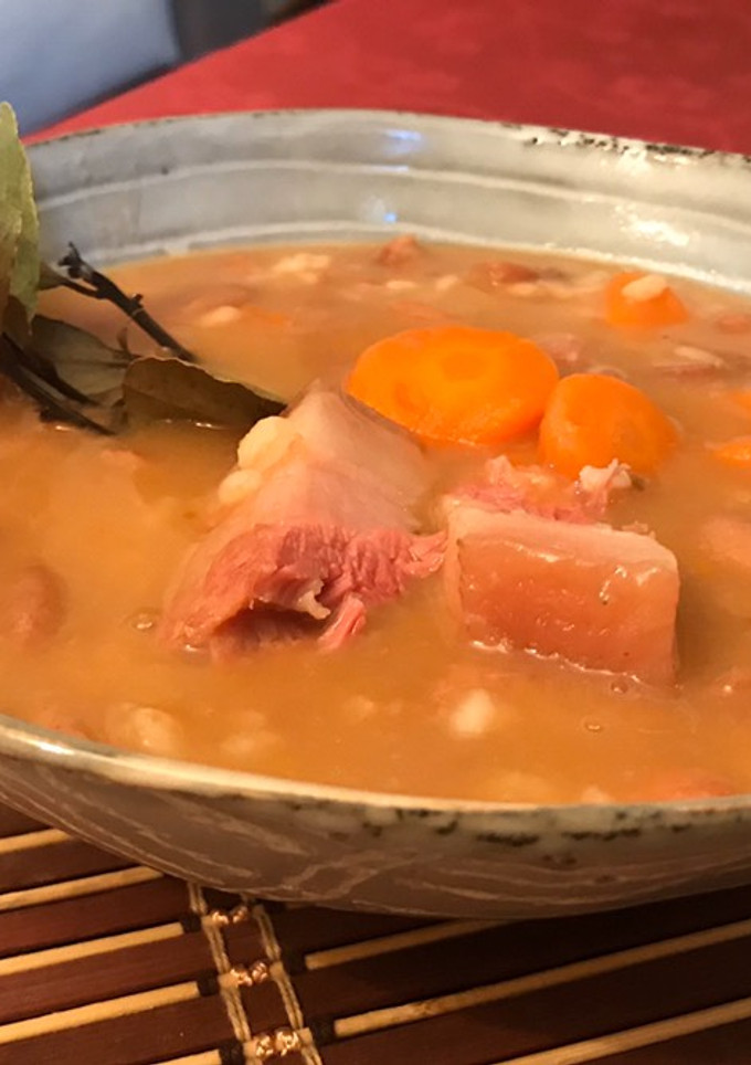 Una foto de Judías pintas con arroz