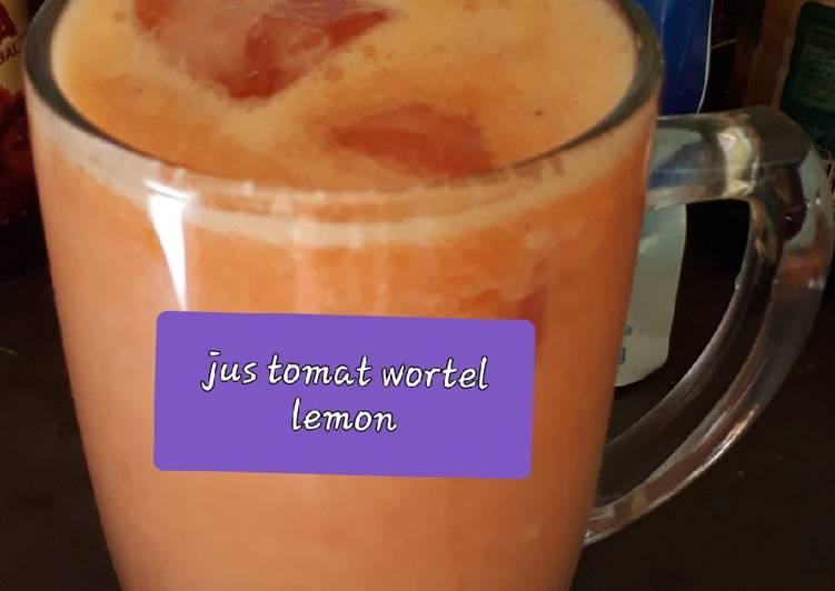 Cara Gampang Menyiapkan Jus tomat wortel yang Lezat Sekali