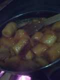 Plátanos con gaseosa