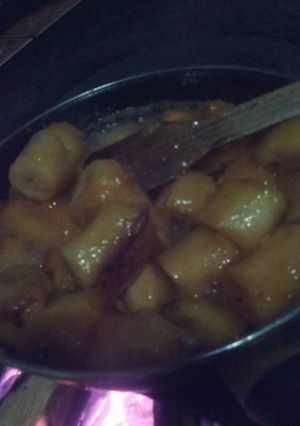 Una foto de Plátanos con gaseosa