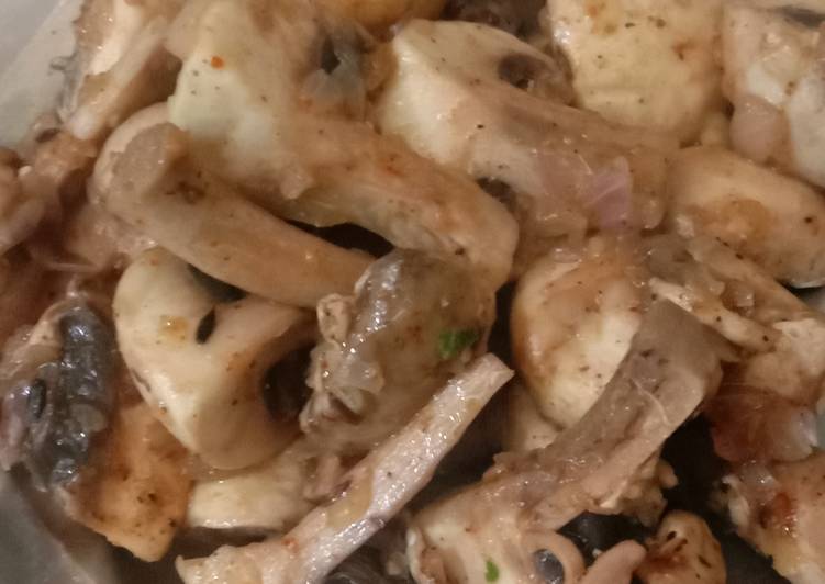 Recipe of Yummy Dry Masala Mushroom