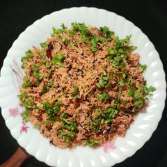 A picture of Red amaranth rice.