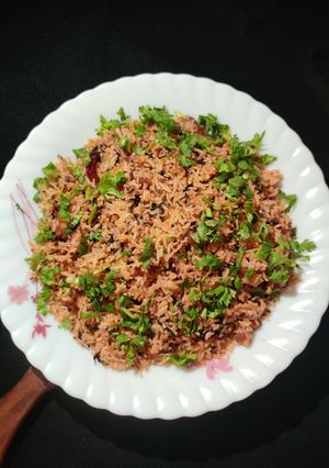 A picture of Red amaranth rice.