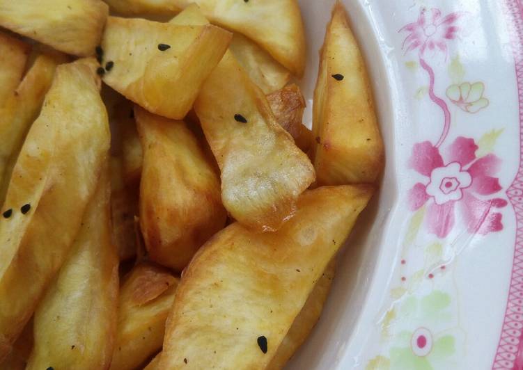 Simple Way to Make Sweet Potato Wedges in 33 Minutes for Family