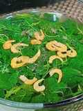Canh rau dền cơm nấu tôm khô