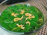 Canh rau dền cơm nấu tôm khô