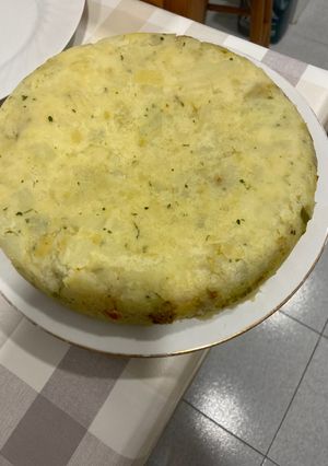 Una foto de Tortilla rellena de carne picada