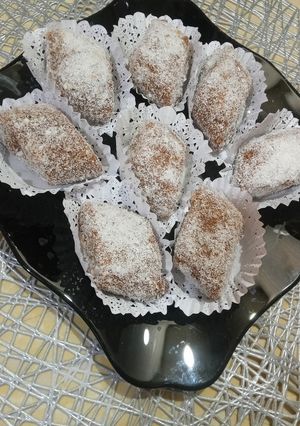 صورة لوصفة حلوة جافة بجوز الهند