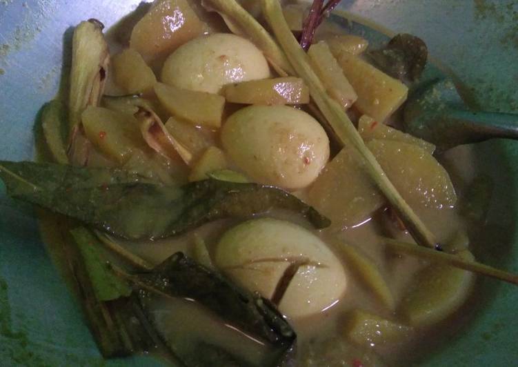 Resep Kentang telur kuah soto, Menggugah Selera