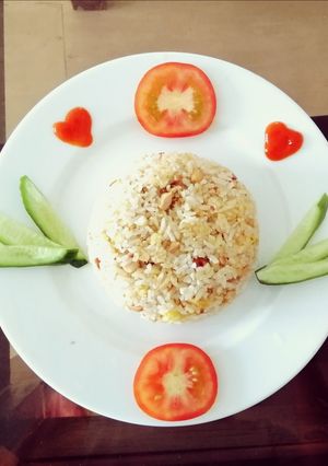Hình của món Cơm chiên "thiên thần".