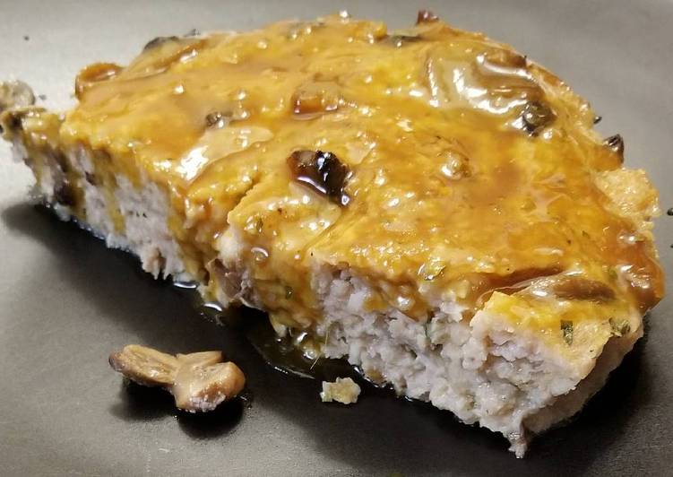 Recipe of Super Quick Homemade Honey Mustard Glazed Chicken Meatloaf