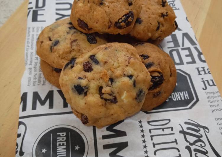 Bagaimana Membuat Raisin Chocochips Cookies yang Lezat