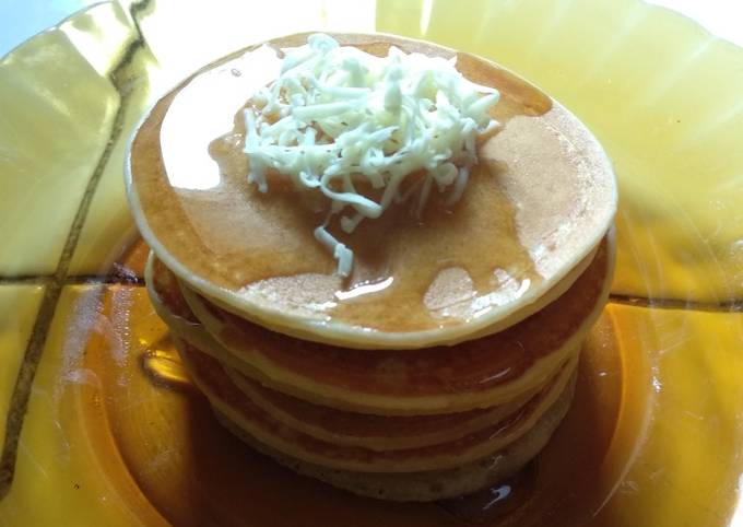 Cara membuat Pancake (tanpa telur)