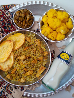 عکسی از دستور پلو شوشتری