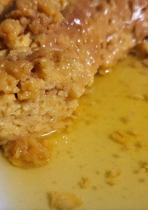 Una foto de Flan casero en savarin de essen