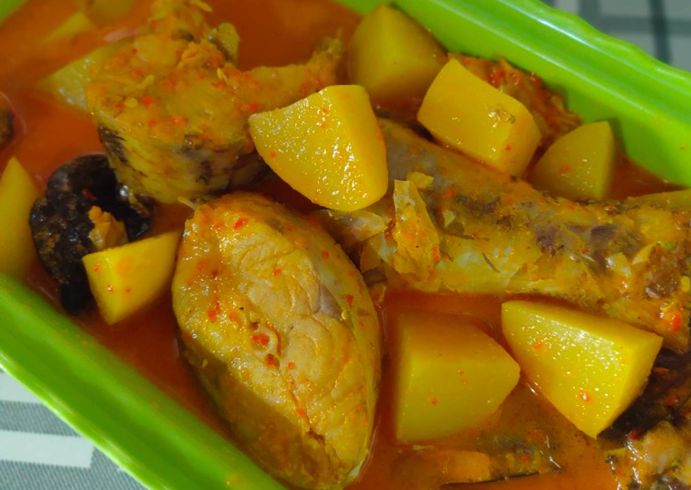 Resep Santan pedas kakap kentang, Bikin Ngiler