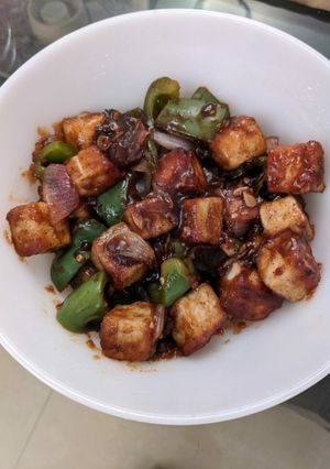 A picture of Chilli Paneer.