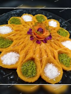 عکسی از دستور حلوای هویج 🥕