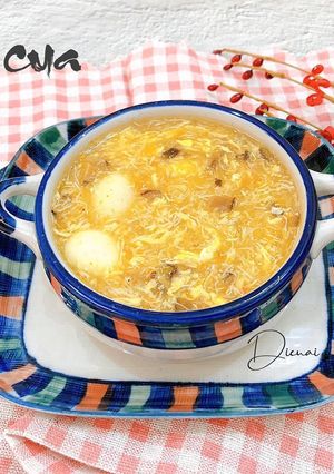 Hình của món Soup cua cho bé.