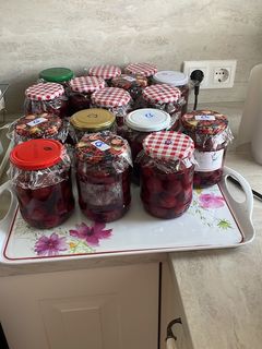 Cseresznyebefőtt automatában recept fotója