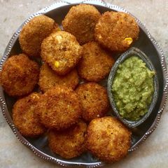 A picture of Corn Tikki.