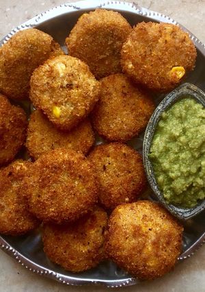 A picture of Corn Tikki.
