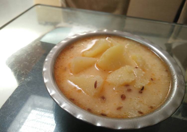 Falahari Curd Potato