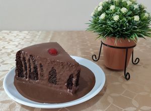 Una foto de Torta mojada de chocolate 🍫