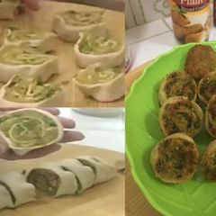 A picture of Potato pinwheel.