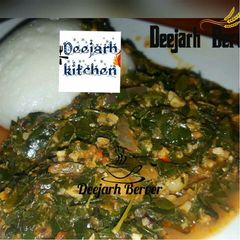 A picture of #tuwonshinkafacontest.. Tuwon shinkafa miyar zogale.