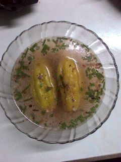 Hình của món Canh khổ qua (mướp đắng) nhồi thịt.