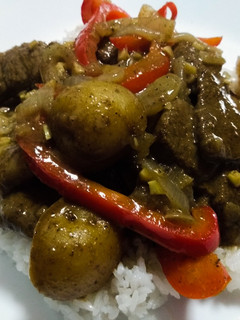 A picture of Beef curry.
