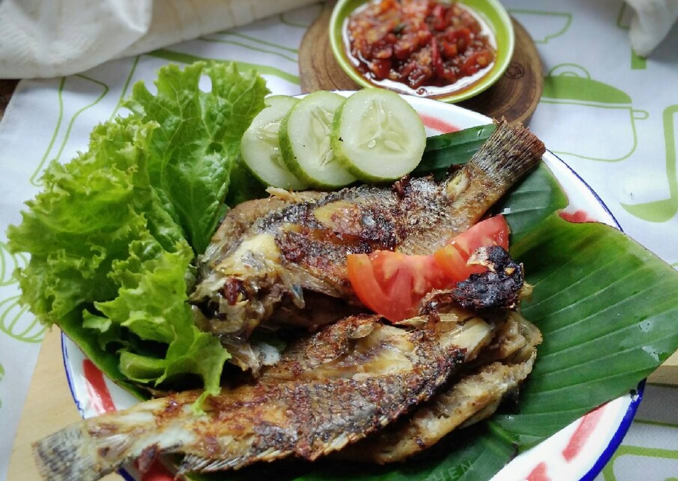 Mujair Bakar Bumbu Ketumbar