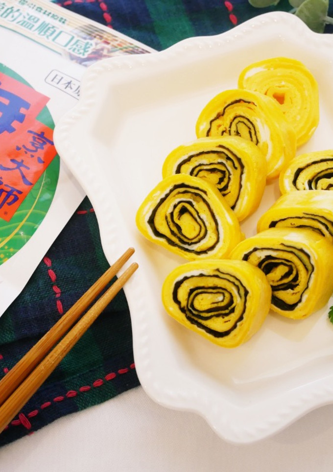 簡單煎出「海苔玉子燒」美味又鮮美！！ 的食譜成品照片