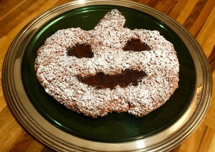 Sbriciolata di halloween con ricotta e nutella