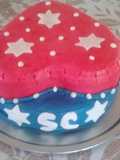 Fondant de bombón ❤💙