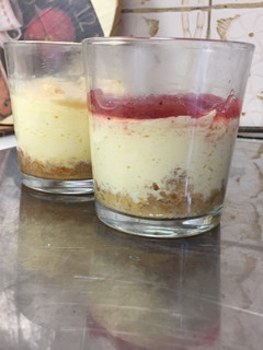 Una foto de Tarta queso saludable rápido microondas
