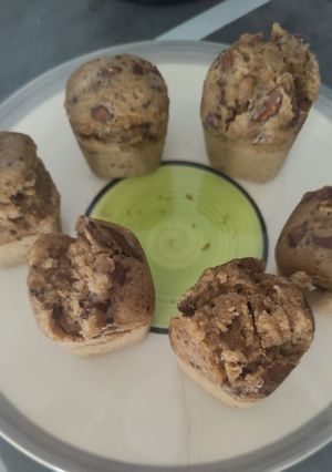 Une photo de Moelleux au café et noix de pécan à la yaourtière multi delice