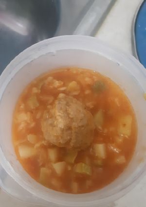 Una foto de Albóndigas con un toque de chipotle